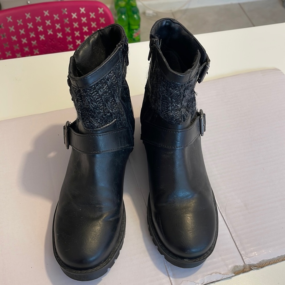 Black booties